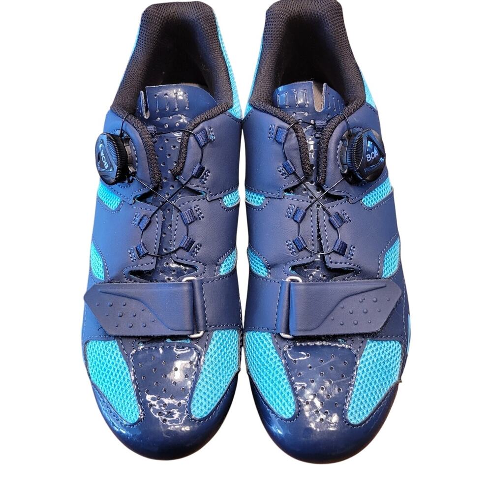 Giro Savix Blue Colorblock Cycling Road Shoes Women's Size 41 - US 9